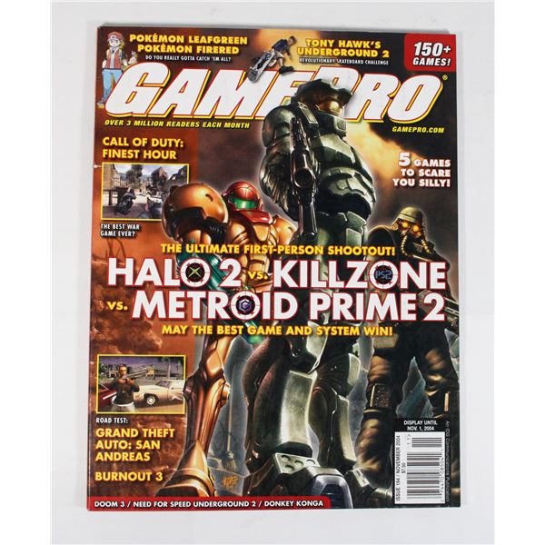 GAMEPRO MAGAZINE NOVEMBER 2004