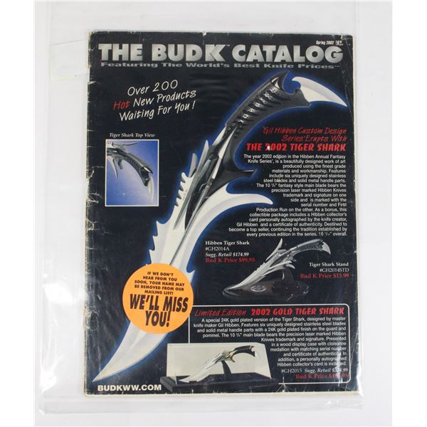 THE BUD K CATALOGUE 2002