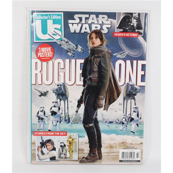 US MAGAZINE STAR WARS COLLECTOR ISSUE FEB 2017