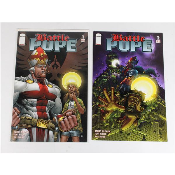 IMAGE COMICS BATTLE POPE #1 & 2