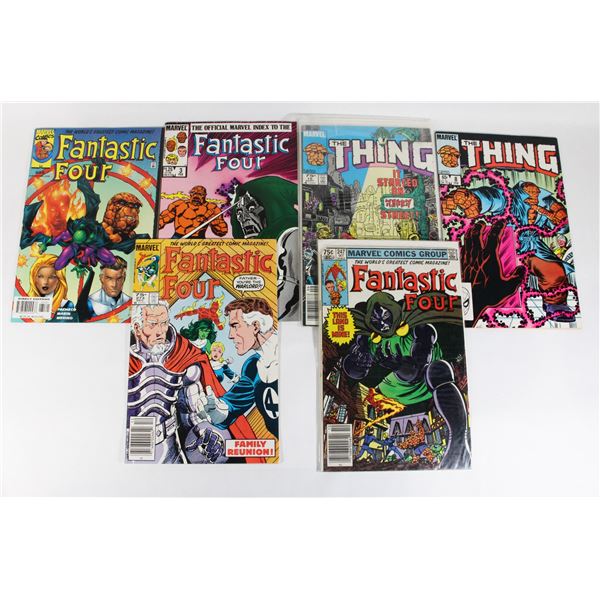 LOT OF MARCEL FANTASTIC FOUR COMICS