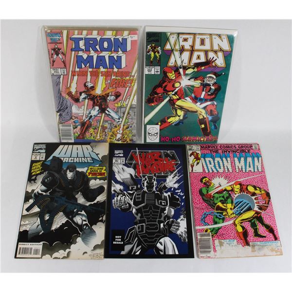 LOT OF IRON MAN 7 WAR MACHINE COMICS