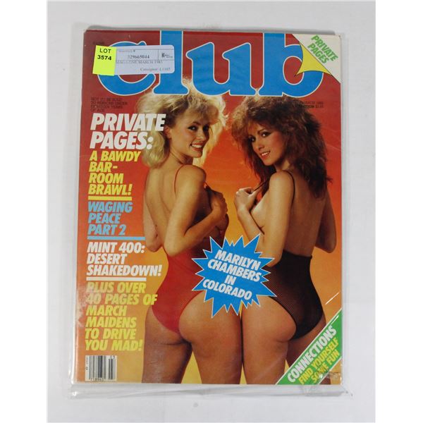 CLUB MAGAZINE MARCH 1983