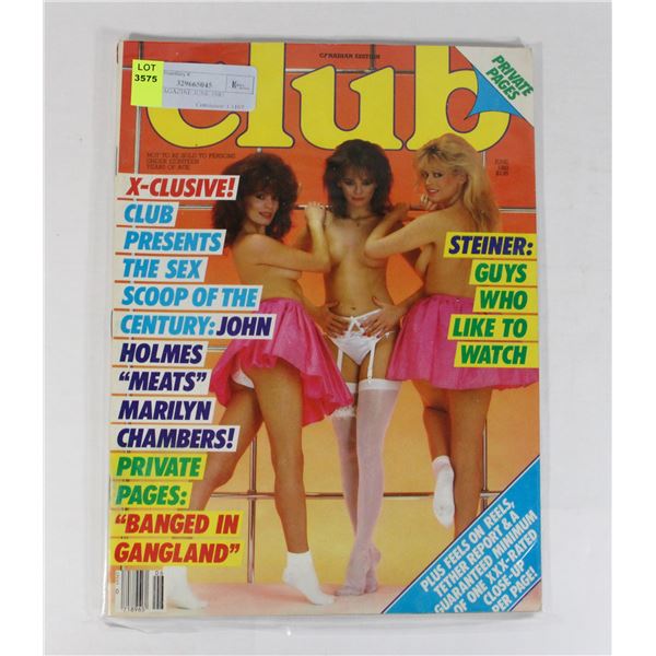 CLUB MAGAZINE JUNE 1983