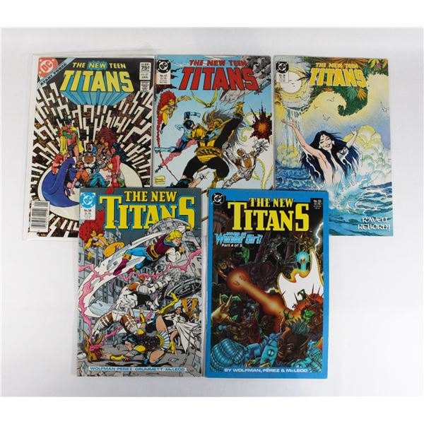 DC THE NEW TEEN TITANS COMICS