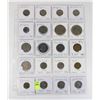 Image 1 : 20 COINS 9 COUNTRIES
