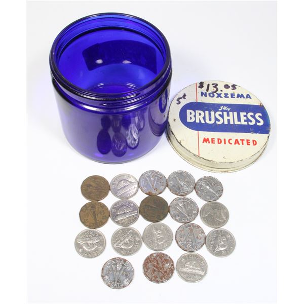 LOT OF CANADIAN NICKELS 1940'S-1960'S MIXED YEARS