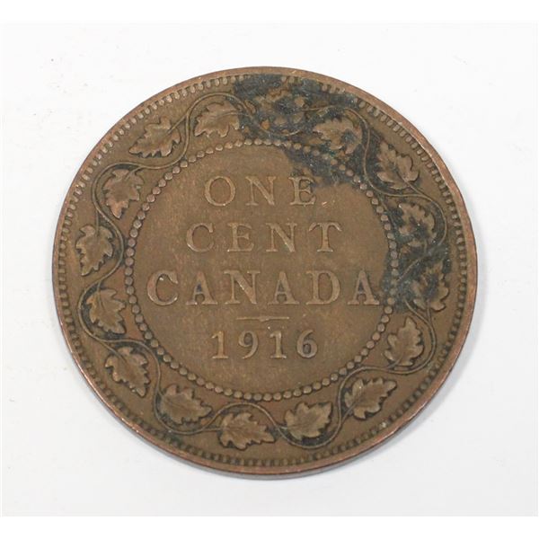 1916 CANADIAN LARGE CENT