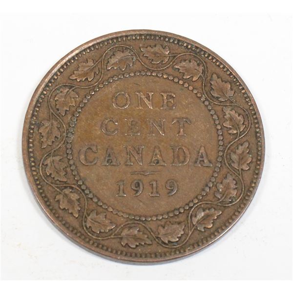 1919 CANADIAN LARGE CENT