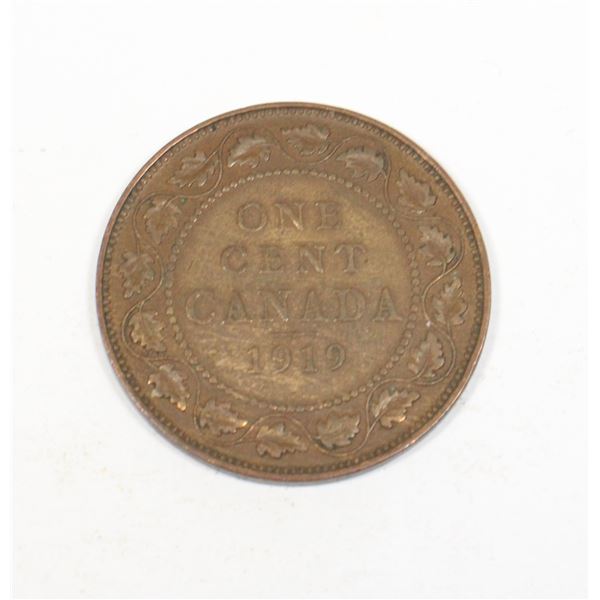 1919 CANADIAN LARGE CENT