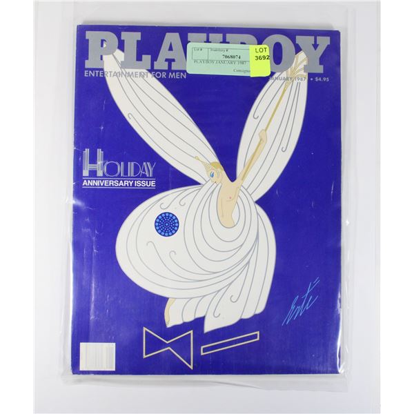 PLAYBOY JANUARY 1987