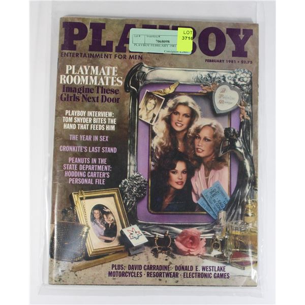 PLAYBOY FEBRUARY 1981