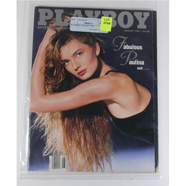 PLAYBOY AUGUST 1987