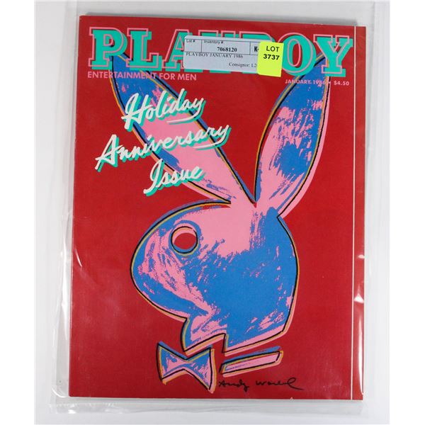 PLAYBOY JANUARY 1986