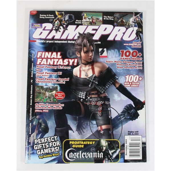 GAMEPRO MAGAZINE DECEMBER 2003