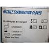 Image 1 : NEW CASE OF NITRILE EXAMINATION GLOVES SIZE MEDIUM