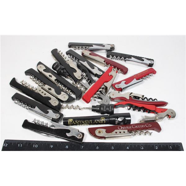 LOT OF BOTTLE OPENERS