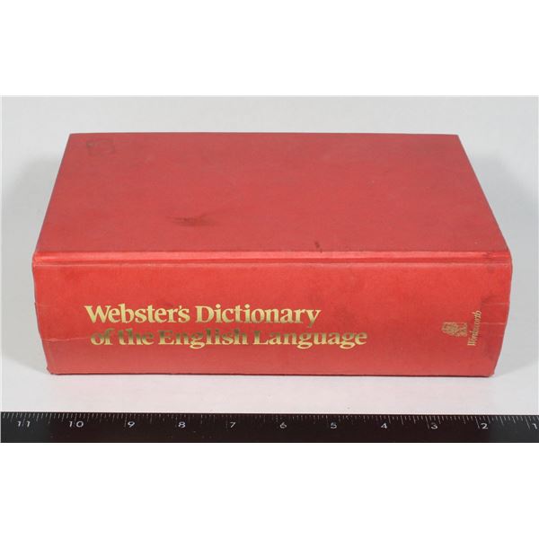 WEBSTERS DESK DICTIONARY ENGLISH