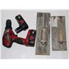 Image 1 : SKIL 18V DRILL W/ EXTRA BATTERY / TROWELS