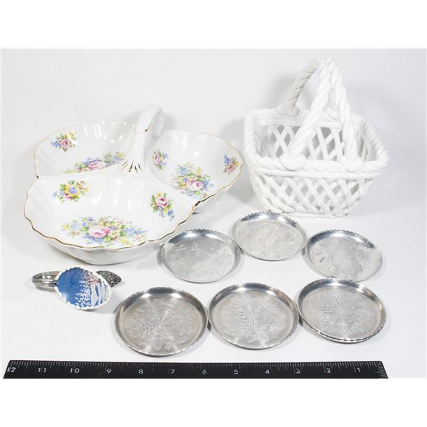 PORCELAIN SERVING TRAY & MORE
