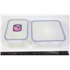 Image 1 : PAIR OF LOCK&LOCK FOOD STORAGE CONTAINERS