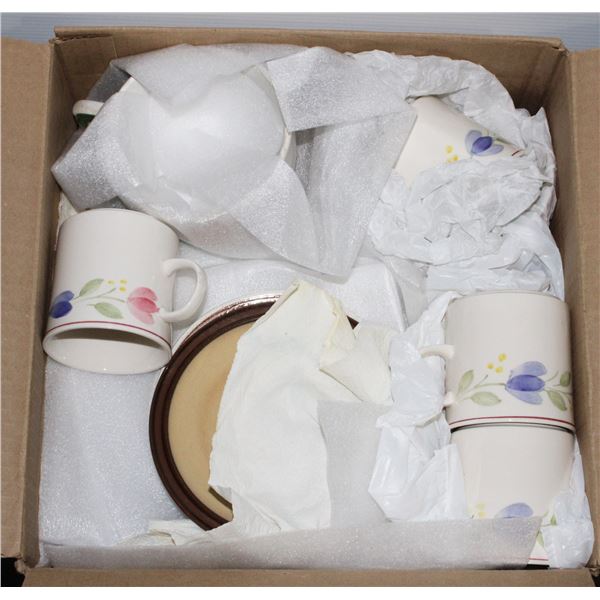 BOX OF ASSORTED DISHES