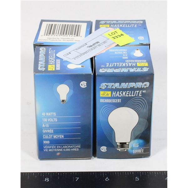4 STANPRO LIGHT BULBS
