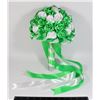 Image 1 : NEWLY MADE WEDDING BOUQUET GREEN AND WHITE