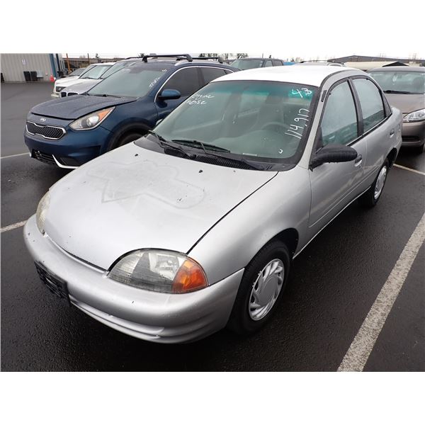 2001 Chevrolet Metro RUNS WITH MECHANICAL PROBLEMS