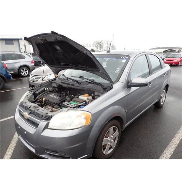 2009 Chevrolet Aveo RUNS WITH MECHANICAL PROBLEMS