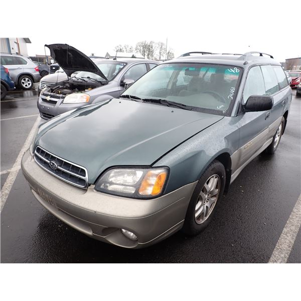 2001 Subaru Outback RUNS WITH MECHANICAL PROBLEMS