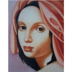 TAMARA DE LEMPICKA Hand Signed Aquatint Art Deco