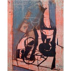 JOACHIM WEINGART Painting Polish Ukrainian Cubism