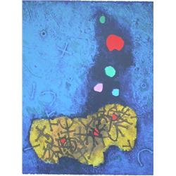 MORDECHI ARDON Abstract Litho Israeli 