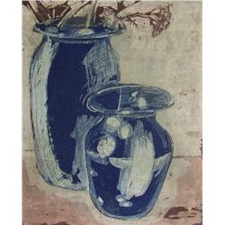 JACOB GILDOR Signed Etching Israeli Art