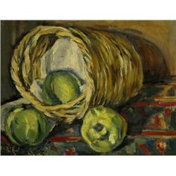 LUDWIG SCHWERIN Painting Israeli German Art