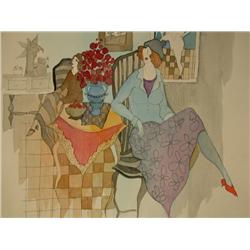 I. TARKAY Watercolor Israeli/American