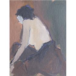 ITZCHAK TARKAY Signed Oil Painting Israeli 