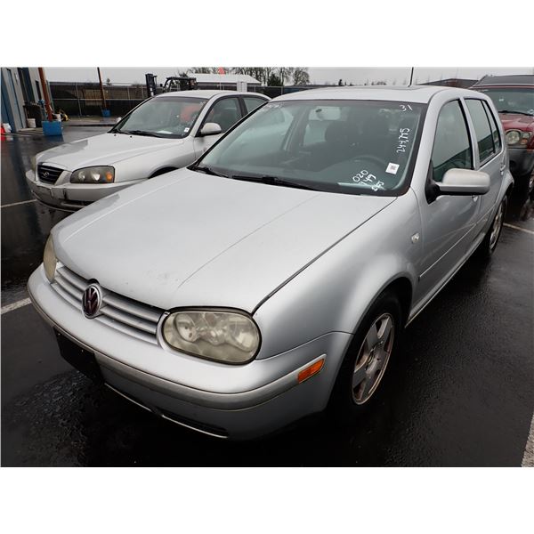 2001 Volkswagen Golf RUNS WITH MECHANICAL PROBLEMS