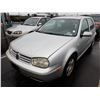 Image 1 : 2001 Volkswagen Golf RUNS WITH MECHANICAL PROBLEMS