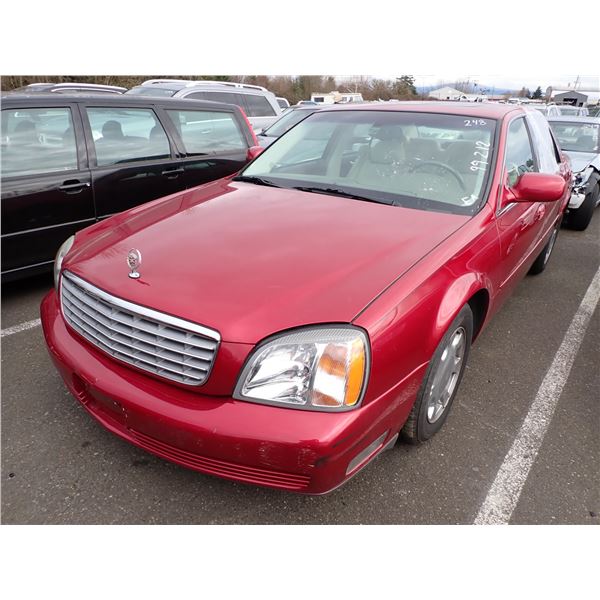 2001 Cadillac deVille