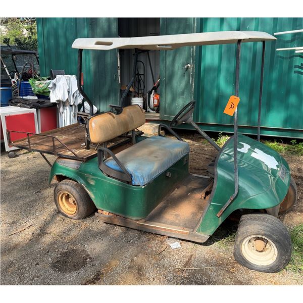 EZ-GO 2-Seat Golf Cart w/ Flatbed  (Does  Not Run - Needs Repair)