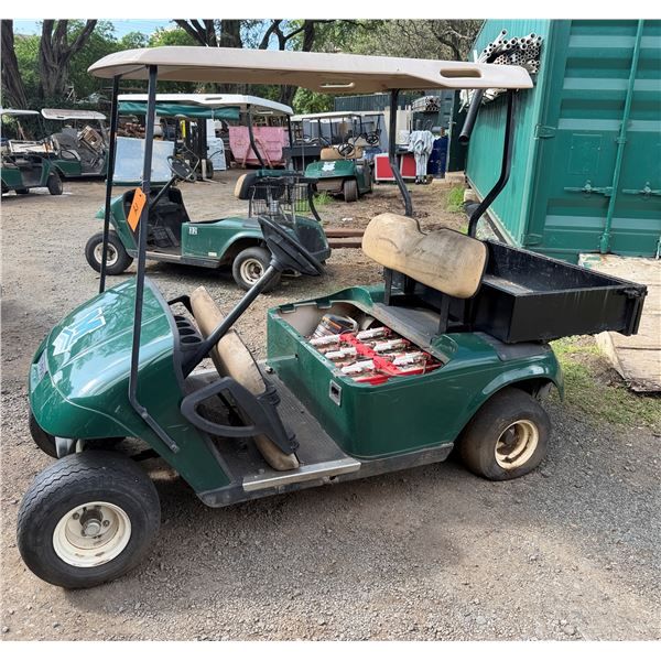 EZ-GO 2-Seat Golf Cart w/ Flatbed - Seat Removed  (Does  Not Run - Needs Repair)