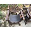 Image 2 : Qty 4 Carved Wood-Framed Chairs 22" x 35"H