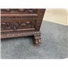 Image 11 : Carved Wooden Chest w/ Dragon Motif Hinged Lid 44" x 24" x 37"H