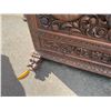 Image 12 : Carved Wooden Chest w/ Dragon Motif Hinged Lid 44" x 24" x 37"H