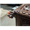 Image 9 : Carved Wooden Chest w/ Dragon Motif Hinged Lid 44" x 24" x 37"H