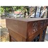 Image 10 : Wooden 2-Door Cabinet w/ Metal Filigree Design 43" x 15" x 53"H