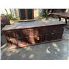 Image 2 : Carved Wooden Sideboard Cabinet w/ 4 Doors & Interior Drawers 79" x 18" x 27"