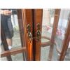 Image 4 : Tall Wooden Curio Cabinet 25" x 79"H